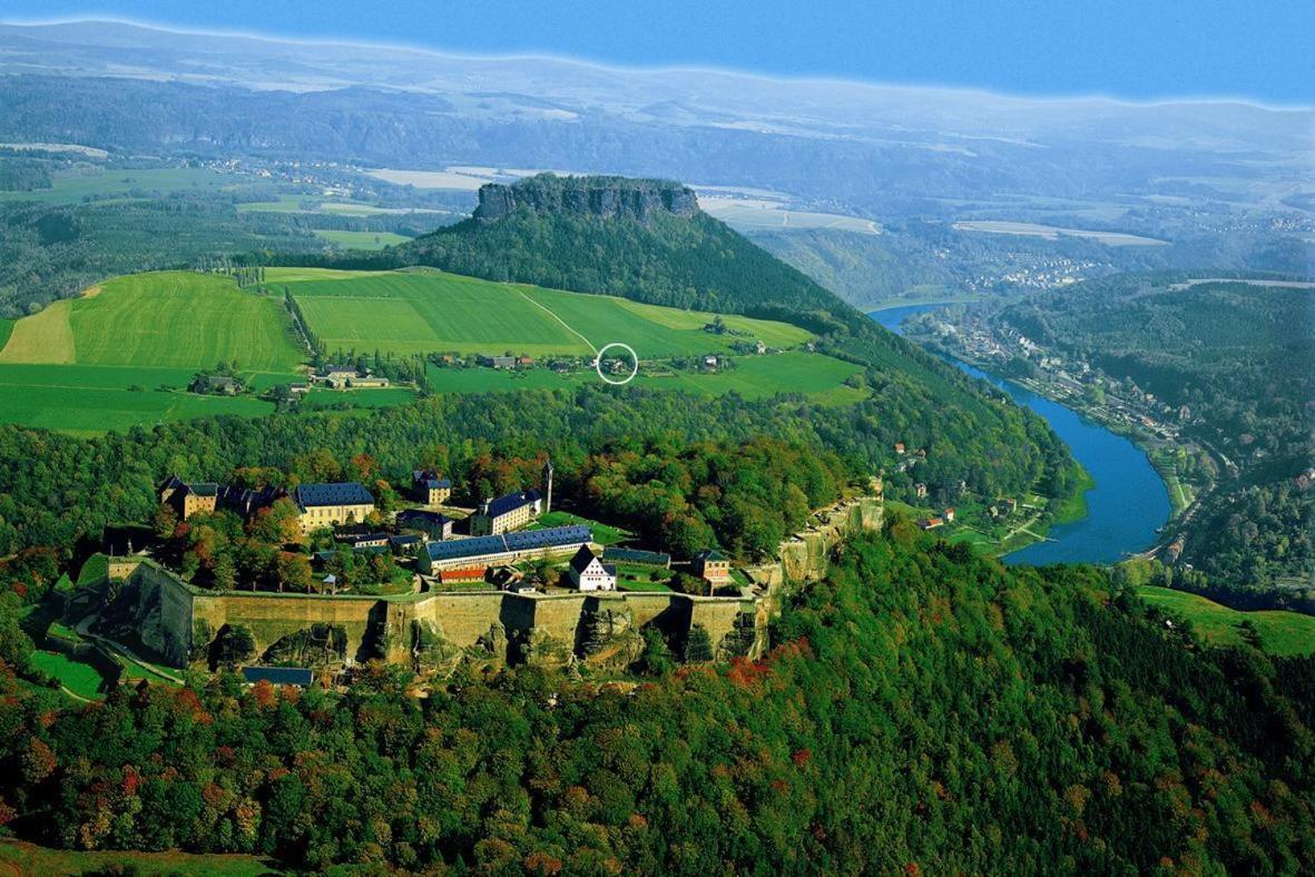 Panoramahotel Lilienstein Königstein an der Elbe Exterior foto